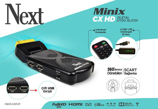 NEXTSTAR Next Minix CX HD Uydu Alıc