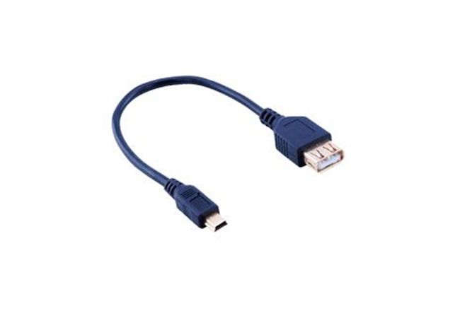 USB 2.0v A Dişi / Mini USB 5 Pin Kablo 