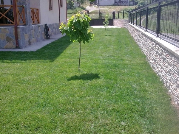 Değirmen Dere Villa Bahçesi Rulo Çim Uygulaması