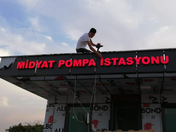 Midyat Pompa İstasyonu Tabela