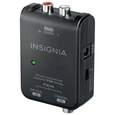 INSIGNIA DIGITAL ANALOG AUDIO CONVERTER