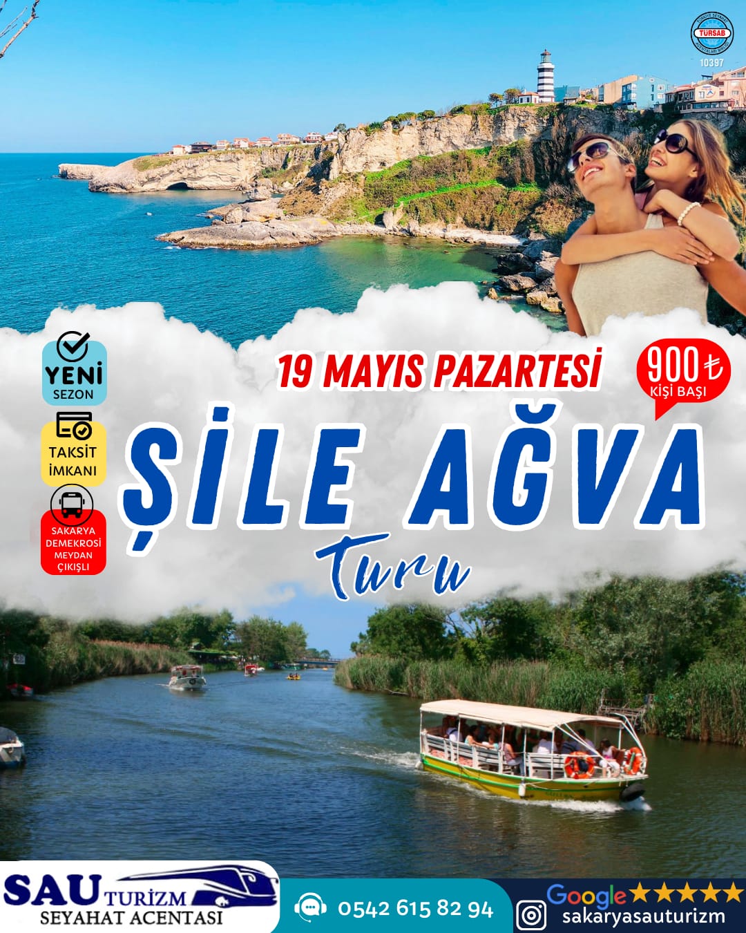 Sakarya Çıkışlı Günübirlik Mayıs Ayı Şile Ağva Turu