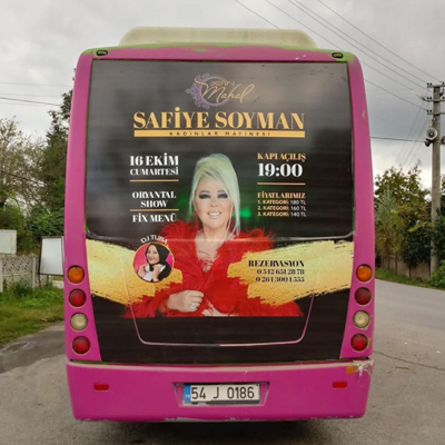 Otobüs Reklamları ve Baskı